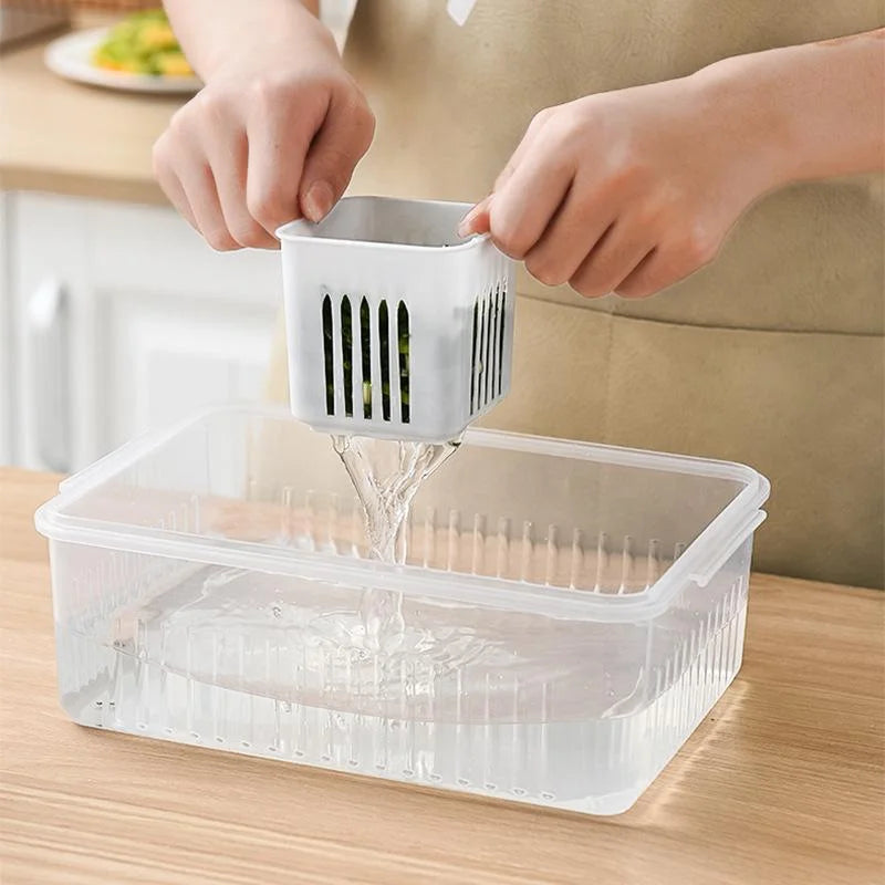 Organizador de legumes para geladeira